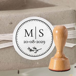 Stempel Hochzeit Boho Eukalyptus Kranz (Kopie)